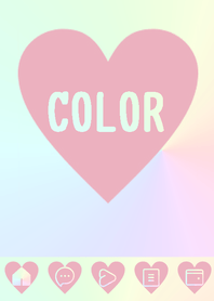 pink color rainbow  F20