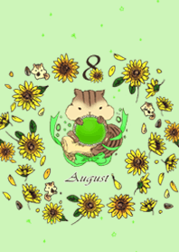 Birthday color theme "August"
