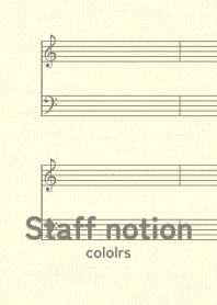 staff notation2 Pearl gray