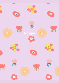 Northern Flowers15 on light purple