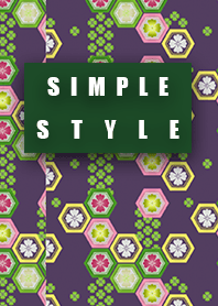 Japanese Pattern Green Simple Style