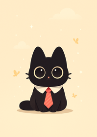 Black Cat Office Mood