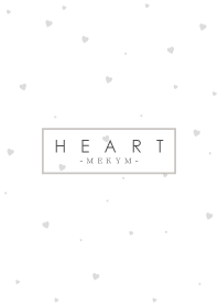 HEART-GRAY SIMPLE 10