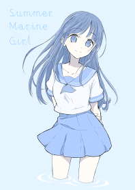 Summer Marine Girl #fresh