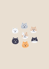 Just say , "meow"