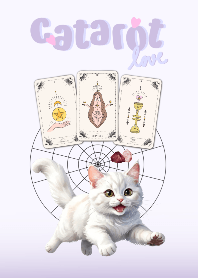 LOVE CAT x TAROT CARD x STONES V.1