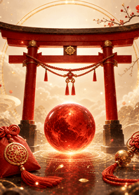朱紅鳥居火星守護開運
