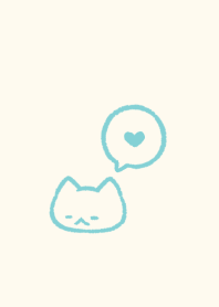 だらだらねこ(beige&pastel02)