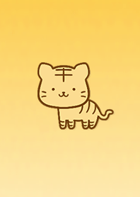 Small cute tiger