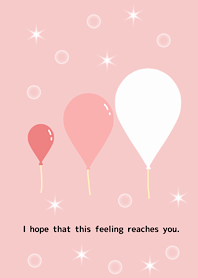 Love luck up - Pink balloons