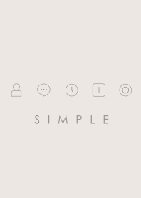 SIMPLE(beige ivory)V.5