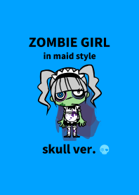 Zombie girl in maid style/skull ver.