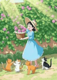 Girl and Flower V.49