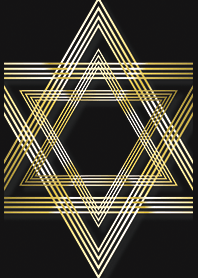 Black Yellow : Simple Hexagram