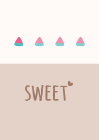 Watermelon'mocha brown'