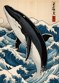 浮世絵 - 鯨 9f7534