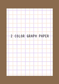 2 COLOR GRAPH PAPERj-PINK&PURPLE-BROWN