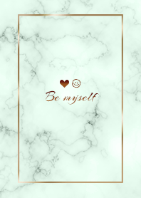 "Be me" Marble blue05_2