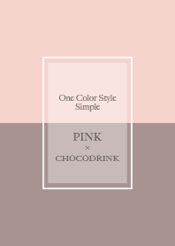 Choco Drink Color - One Color Style