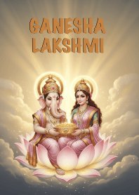 Ganesha-Lakshmi, wealth,Happy (JP)