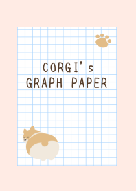 CORGI's GRAPH PAPER-LIGHT PINKj