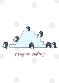 Penguin Sliding -white- dot 2