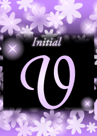 V-Initial-Flower-Purple&black