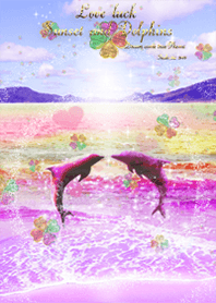 Love luck: Sunset and Dolphins#