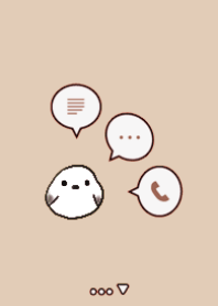 small bird&Simple Shimaenaga beige