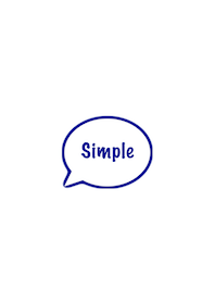 The Simple Speech bubble No,1-W33