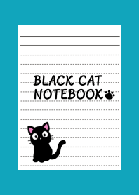 BLACK CAT NOTEBOOK-VIRIDIANj