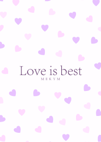 Love is best PURPLE PINK -MEKYM- 18