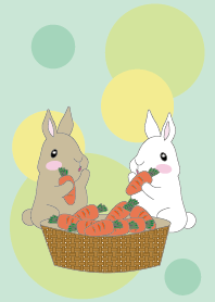 うさぎ年！仲良しウサギの着せかえ