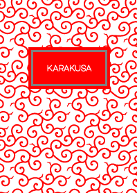 Karakusa-moyo (red)