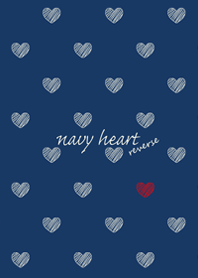 navy heart reverse