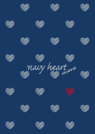 navy heart reverse