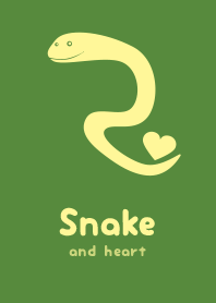 Snake & heart Ivy GRN