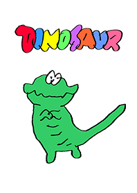 Small dinosaur toys 09 white.