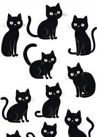 Super cute black cat k2gUV