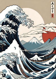 浮世絵の風景-昼 9