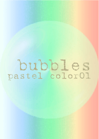 シャボン玉パステル01(bubbles pastel01)