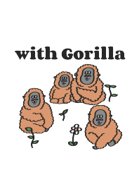ごりらの日常 with Gorilla (blue ver.)