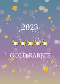 Blue Purple : 2023 Gold Rabbit