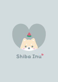 Shiba Inu2 Watermelon - GreenBlue