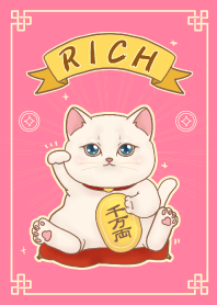 The maneki-neko (fortune cat)  rich 74