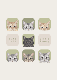 CATS - American Shorthair - LEAF GREEN