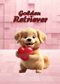 Golden Retriever In Love Theme