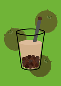 喝杯珍豬奶茶！(清新綠色)