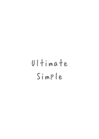 Ultimate Simple*