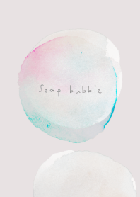 Soap bubble theme. watercolor